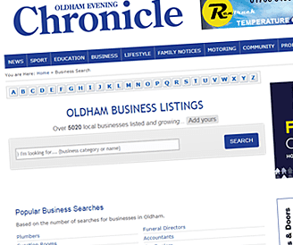 Bolton Echo business listings example